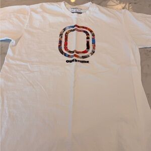 Overtime Men’s Vandal White Graphic Basketball T-Shirt, size Medium, EUC
